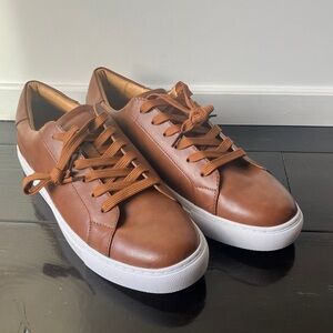 ACE MARKS Men’s LoPro Fashion Dress Sneaker, Brown+White Bottoms Size 11.5 NWOT